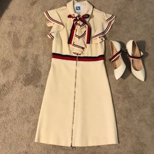 Gucci sleeves jersey dress